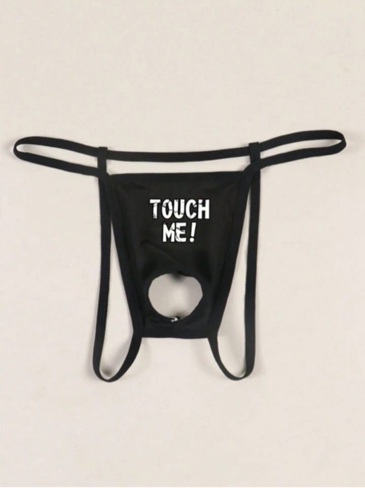 Bonga Boys Men's Crotch hollow Sexy Thong Fun Seduction Erotic Underwear